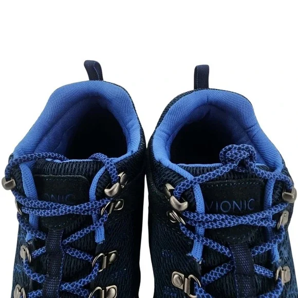 Vionic Cypress Hiking Sneaker Women 9.5 Wide Navy Blue  Ankle Boots 3105 EUC - Picture 3 of 7
